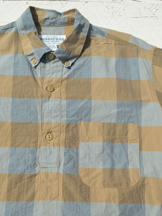 Wheel Barrow Shell Shirt 1/2 (Block Check)