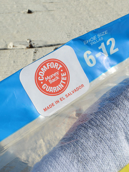 【Hanes】　Men's Cushion Crew Socks 6-Pack