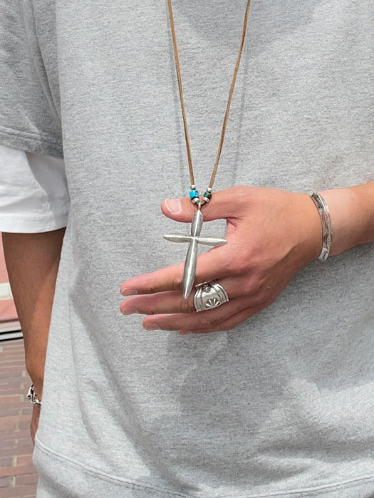 NL-0082　TRIANGLE CROSS PENDANT