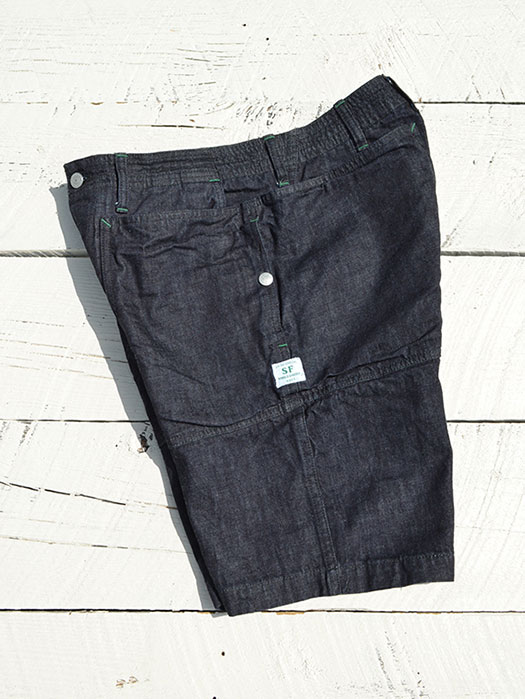 Fall Leaf Sprayer Pants 1/2　(9oz Denim)