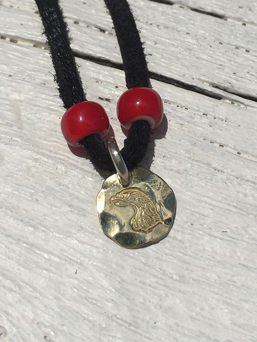 EFNL-0020　18K GOLD EAGLE HEAD PENDANT (XS)