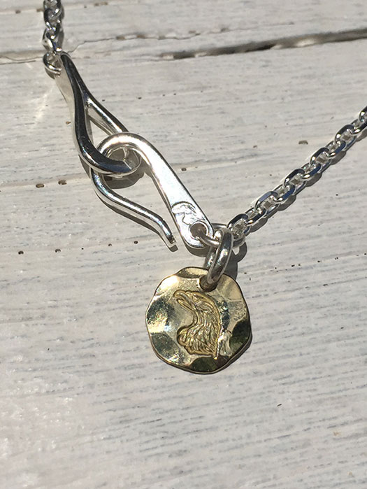 EFNL-0020　18K GOLD EAGLE HEAD PENDANT (XS)
