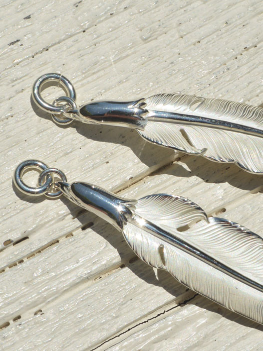 EFNL-0040　EAGLE HEAD FEATHER PENDANT No. 40