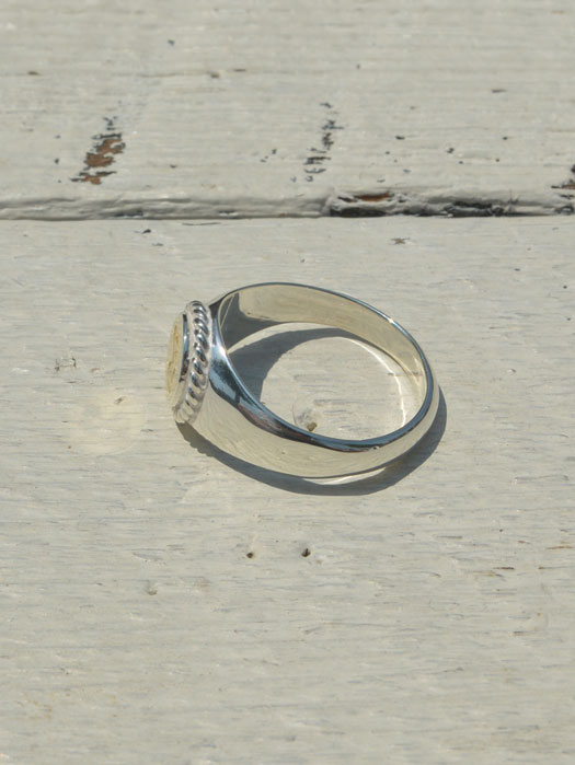 EFRG-0036 EAGLE HEAD STAMPED RING No.36