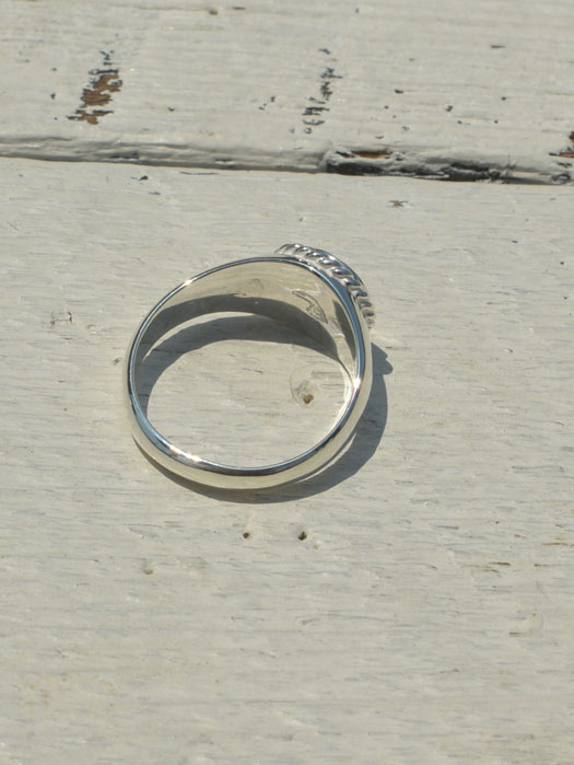 EFRG-0036 EAGLE HEAD STAMPED RING No.36