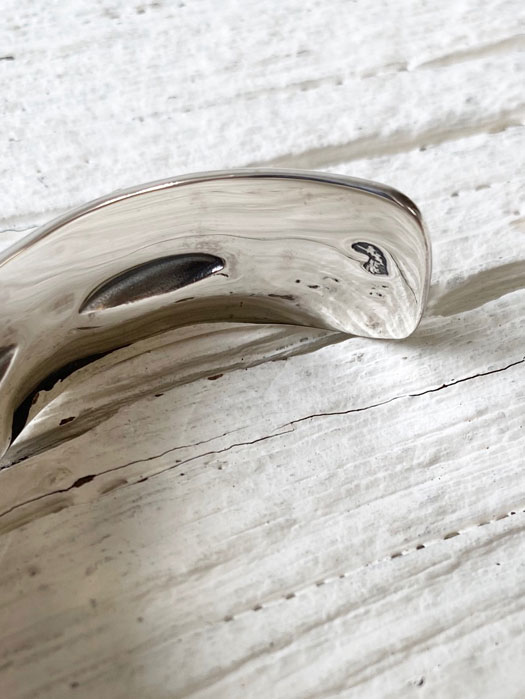 BR-0085 LEAF BRACELET (REPOUSSE)