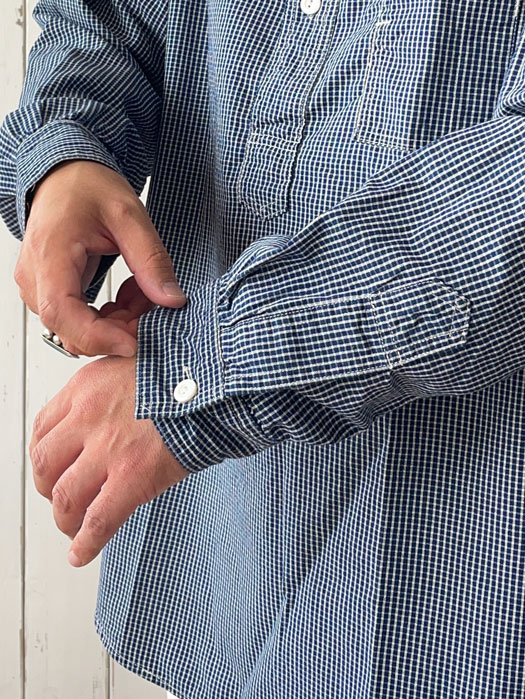 Band Collar Shirt (Check 1)　“1993 Model”
