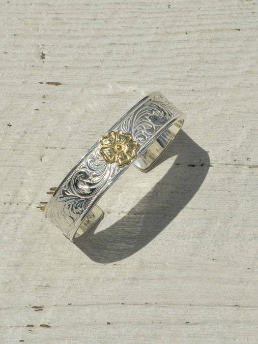 BR-0130 KARAKUSA ROSE BRACELET No.130　