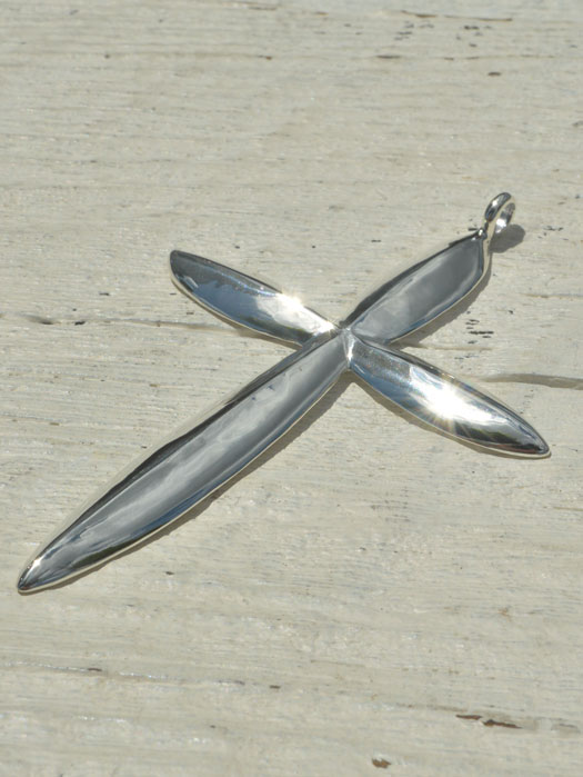 NL-0082　TRIANGLE CROSS PENDANT