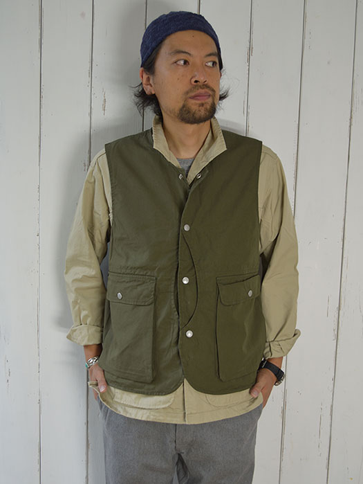 Plant Hunter Vest　(Weeds Poplin)