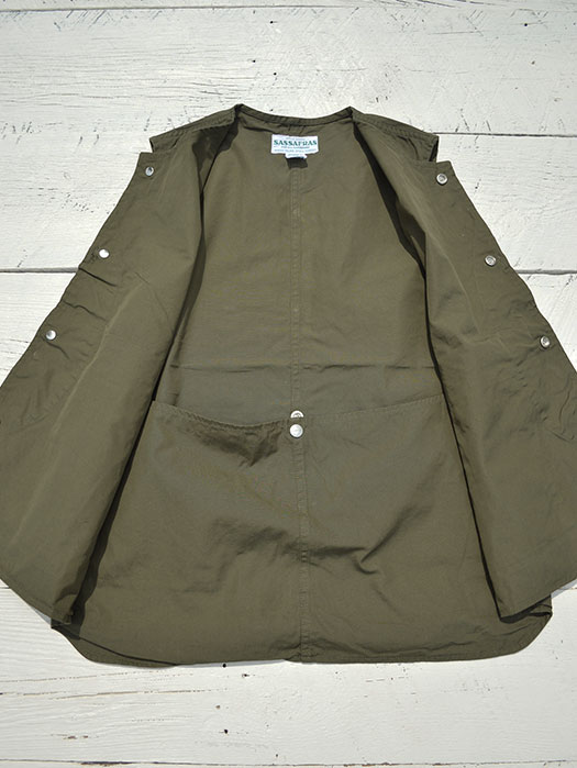 Plant Hunter Vest　(Weeds Poplin)