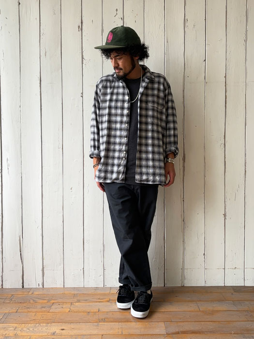 CAMP COLLAR SHIRT (FLANNEL PLAID) “NR別注”