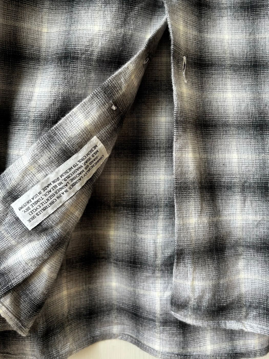 CAMP COLLAR SHIRT (FLANNEL PLAID) “NR別注”