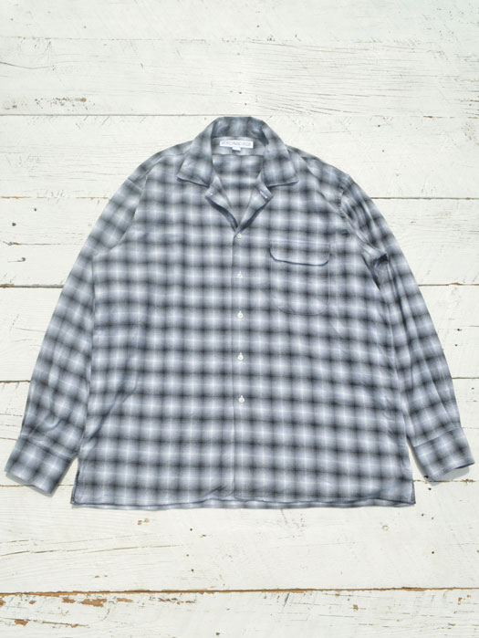 CAMP COLLAR SHIRT (FLANNEL PLAID) “NR別注”　