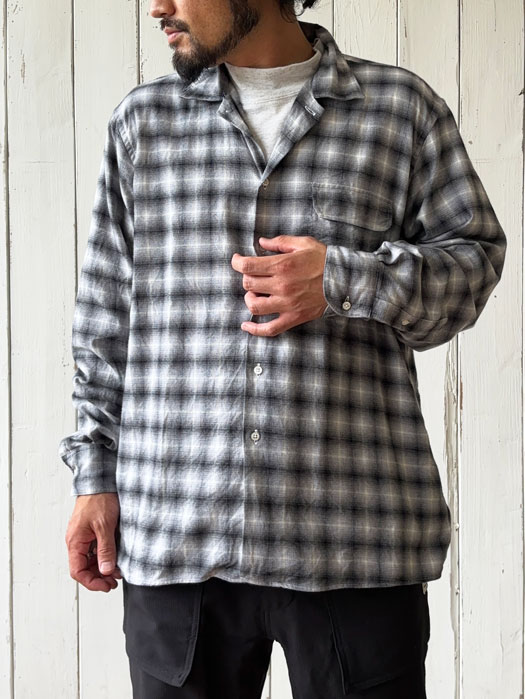 CAMP COLLAR SHIRT (FLANNEL PLAID) “NR別注”