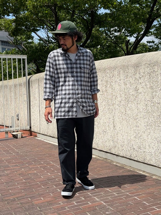 CAMP COLLAR SHIRT (FLANNEL PLAID) “NR別注”