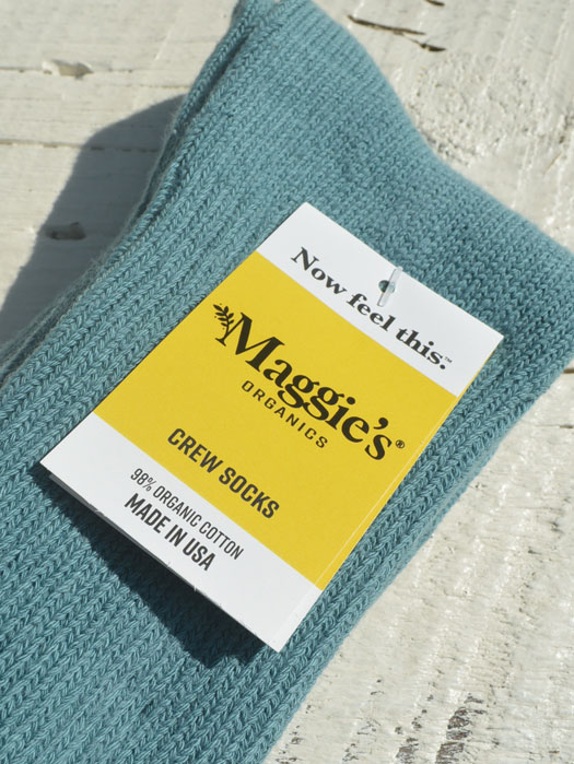 【Maggie's ORGANICS】　Organic Cotton Crew Socks