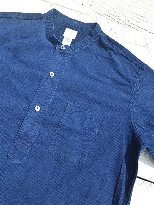 Band Collar Shirt (Cotton Cords)