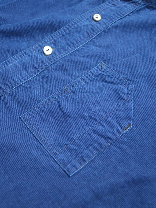 Band Collar Shirt (Cotton Cords)