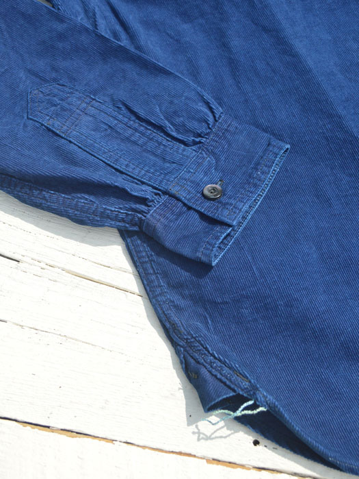 Band Collar Shirt (Cotton Cords)
