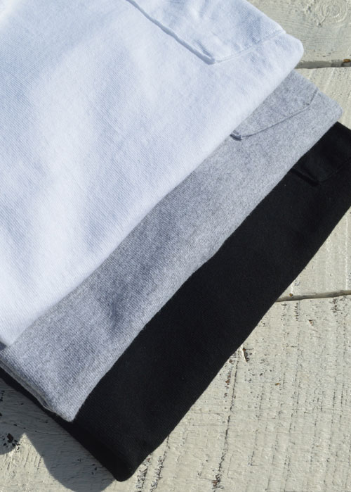 L/S CREW POCKET Tee