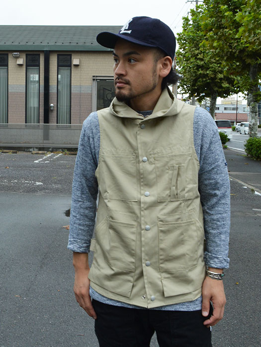 Tree Chopper Bud Vest　(Weeds Poplin)