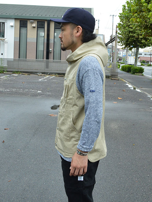Tree Chopper Bud Vest　(Weeds Poplin)