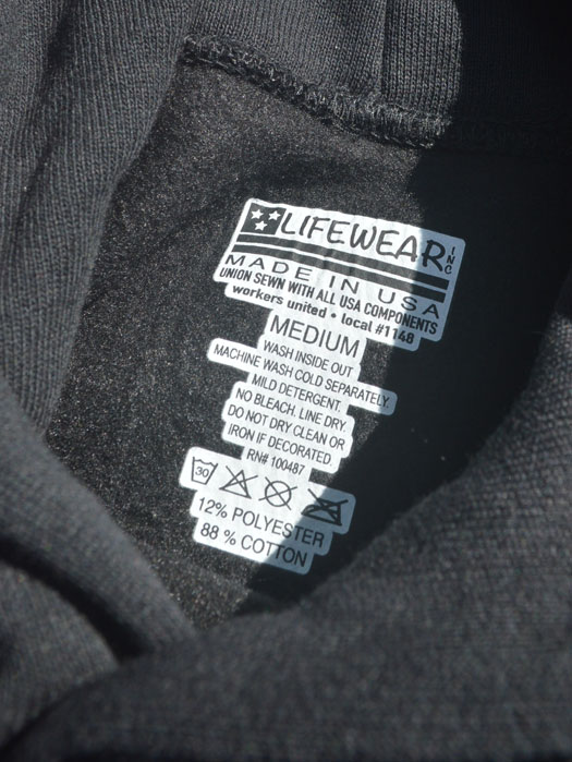 【LIFE WEAR】 PULLOVER HOOD SWEAT (12oz HEAVYWEIGHT)