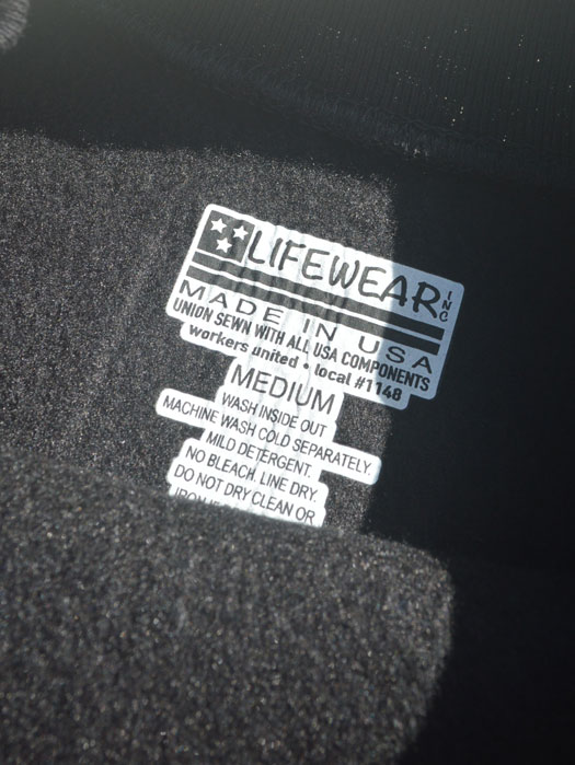 【LIFE WEAR】 CREWNECK SWEAT (12oz HEAVYWEIGHT)