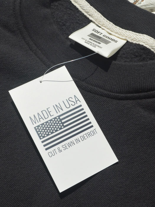 【SOFT GOODS】 CREW NECK SWEAT