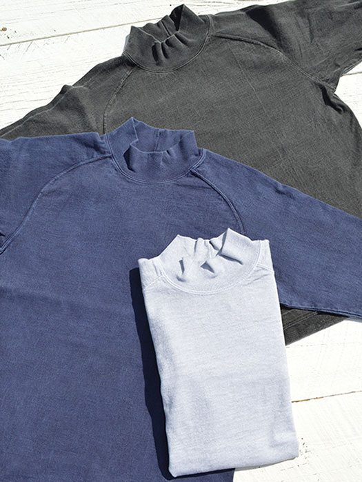 L/S HEAVY MOCK NECK TEE　