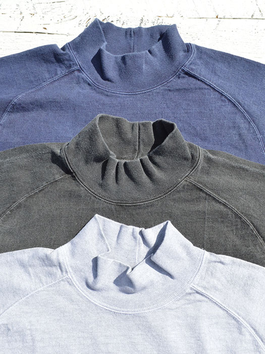 L/S HEAVY MOCK NECK TEE