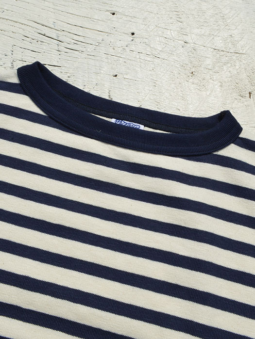 【30% OFF】　【Tieasy Authentic Classic】　Border Basque Shirt Elbow Patch