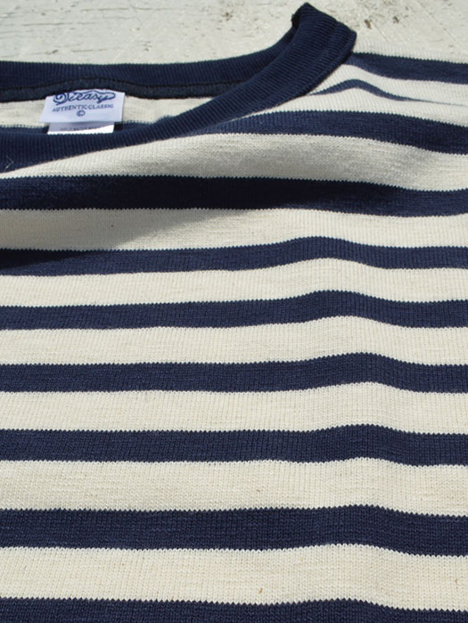 【30% OFF】　【Tieasy Authentic Classic】　Border Basque Shirt Elbow Patch