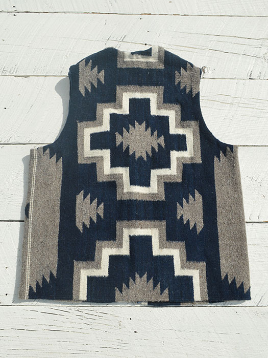 【OAXACA】　RUG VEST “DOUBLE CROSS”