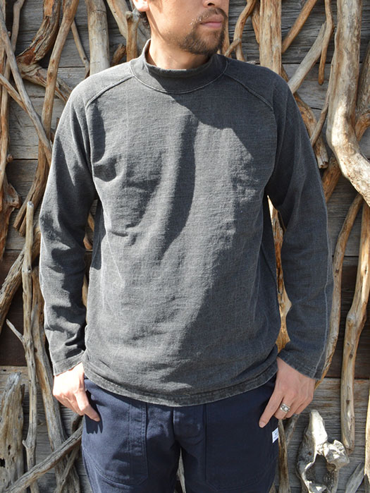 L/S HEAVY MOCK NECK TEE
