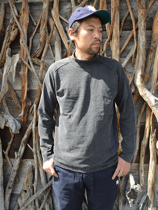 L/S HEAVY MOCK NECK TEE
