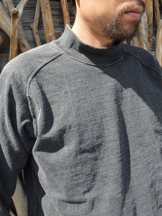 L/S HEAVY MOCK NECK TEE
