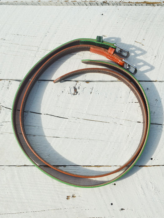 【TORY LEATHER】 STIRRUP LEATHER BUCKLE　BELT