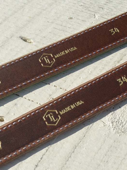 【TORY LEATHER】 STIRRUP LEATHER BUCKLE　BELT