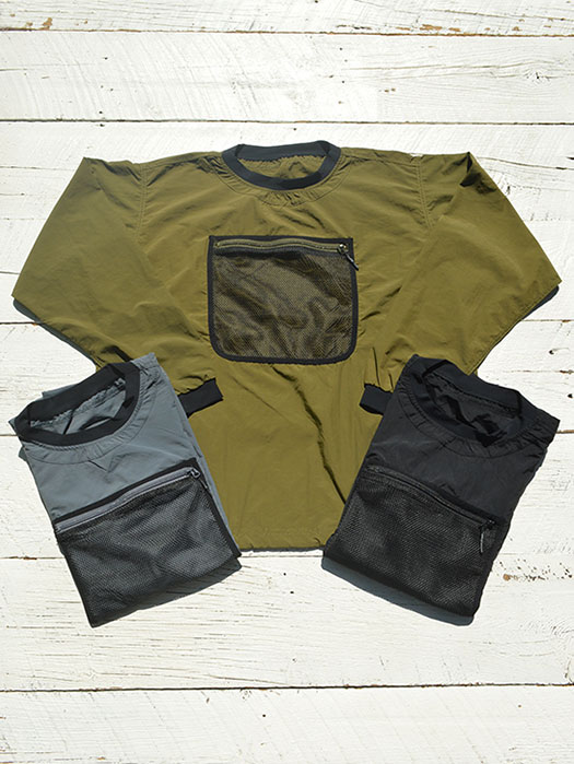 【BURLAP OUTFITTER】 L/S MESH POCKET TEE　