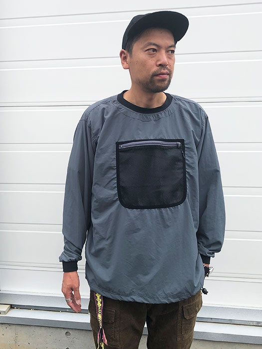 【BURLAP OUTFITTER】 L/S MESH POCKET TEE