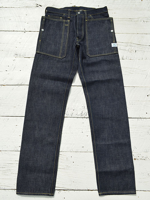 Fall Leaf R Sprayer Pants　(14oz Denim)　