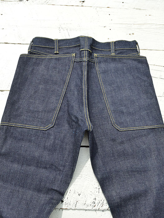 Fall Leaf R Sprayer Pants　(14oz Denim)