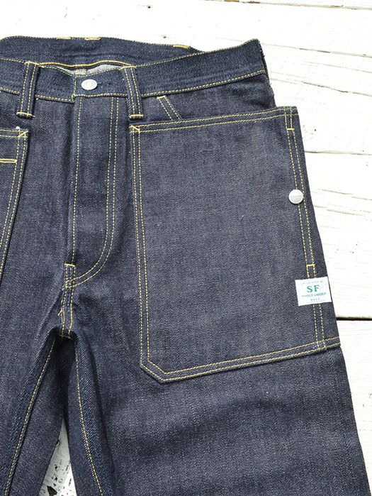 Fall Leaf R Sprayer Pants　(14oz Denim)