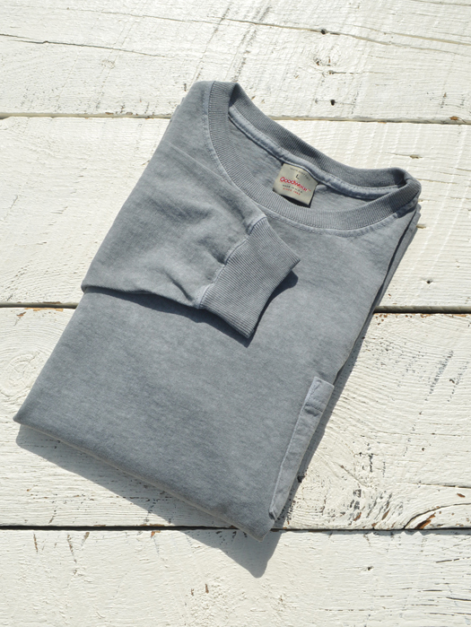 L/S POCKET TEE (PIGMENT)　
