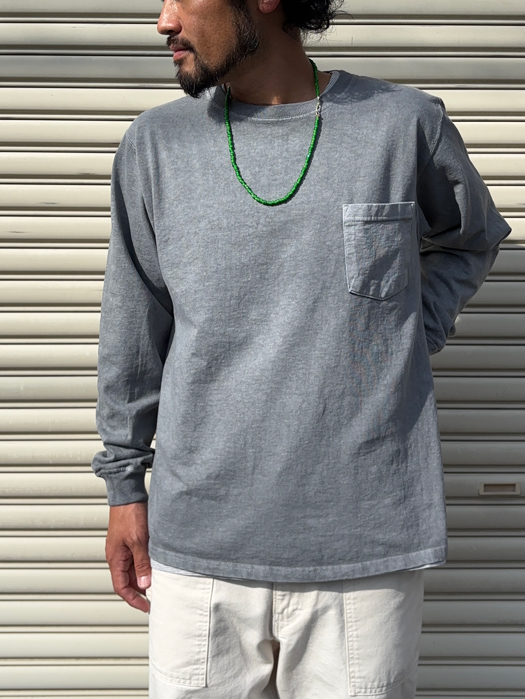 L/S POCKET TEE (PIGMENT)