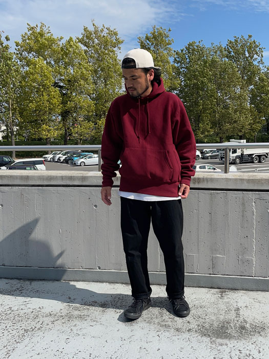 【CAMBER】 Pullover Hooded Cross Knit
