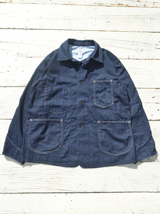 POST 46-W (8oz.Denim×Stripe Shirting)　