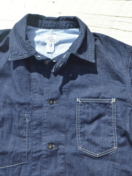 POST 46-W (8oz.Denim×Stripe Shirting)